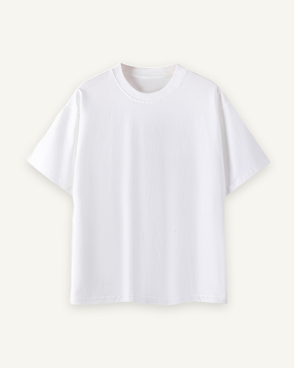 Home & Away Everyday Tee in White, front: 260 gsm 100% cotton jersey